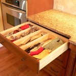 Drawer organizers help keep everything in it's proper place