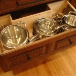 Get to your pots and pans easily with one of our deep kitchen drawers